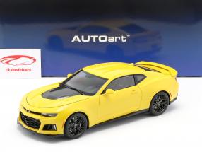 Chevrolet Camaro ZL1 Année de construction 2017 brillant Jaune 1:18 AUTOart