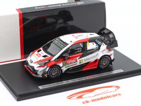 Toyota Yaris WRC #8 vinder Rallye Kalkun 2018 Tänak, Järveoja 1:43 Spark