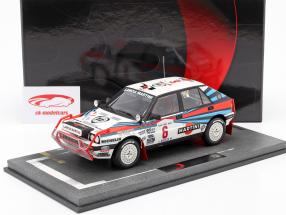 Lancia Delta Integrale HF #6 Vencedora Safari Rallye 1988 Bision, Siviero 1:18 BBR
