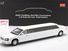 Cadillac DeVille Limousine Baujahr 2004 weiß 1:18 SunStar