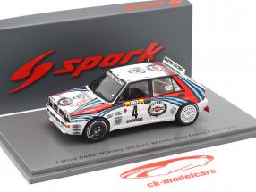 Lancia Delta HF Integrale #4 vincitore Rallye Monte Carlo 1992 Auriol, Occelli 1:43 Spark