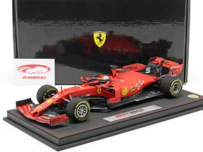 S. Vettel Ferrari SF90 #5 4e Belge GP formule 1 2019 Avec Vitrine 1:18 BBR