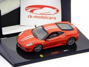 HotWheels Elite 1:43 Ferrari F430 Scuderia red with silver