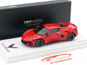Chevrolet Corvette C8 Stingray 建设年份 2020 火炬 红 1:43 TrueScale