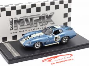 Shelby Cobra Daytona Type 65 Proto Año de construcción 1965 azul / Blanco 1:43 Matrix