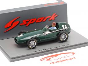 Tony Brooks Vanwall VW57 #20 2nd Monaco GP Formel 1 1957 1:43 Spark