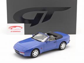 Porsche 944 Turbo Cabriolet S2 år 1989 maritim blå 1:18 GT-Spirit