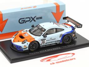 Porsche 911 GT3 R GPX Gulf #36 winner Coppa Florio 12h Sizilien 2020 1:43 Spark