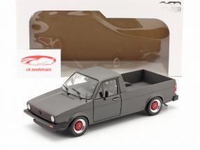 Volkswagen VW Caddy MK1 Custom II year 1982 mat dark grey 1:18 Solido