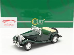 MG TD RHD Byggeår 1953 woodland grøn 1:18 Cult Scale