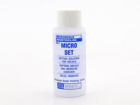 flydende Indstilling opløsning til etiketter / decals 30ml Microscale