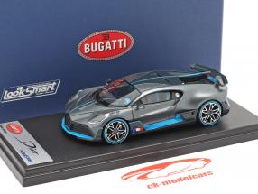 Bugatti Divo The Quail Configuration 2018 dark gray / blue 1:43 LookSmart