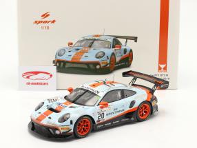 Porsche 911 GT3 R #20 winnaar 24h Spa 2019 Dirty Race Version 1:18 Spark