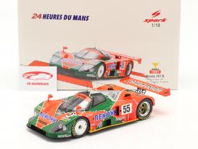 Mazda 787B #55 winner 24h LeMans 1991 Weidler, Herbert, Gachot 1:18 Spark