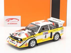 Audi Sport Quattro S1 #4 Lombard RAC Rallye 1985 Röhrl, Short 1:18 Ixo