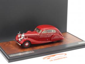 Bentley 4,5 litre Gurney-Nutting Airflow Saloon 1936 rojo 1:43 Matrix