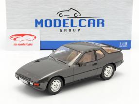Porsche 924 Turbo Bouwjaar 1979 donkergrijs metalen 1:18 ModelCar Group