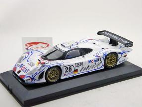 L. Aiello, A. McNish, S. Ortelli Porsche 911 GT1 #26 winner LM 1998 1:18 Maisto