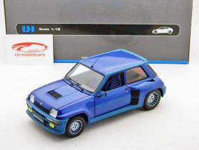 Renault 5 Turbo 2 blå / blå metallic 1:18 UH Universal Hobbies