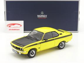 Opel Manta GT/E Byggeår 1975 gul / sort 1:18 Norev