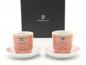Espresso cups (set of 2) Porsche 917/20 Pink Pig #23