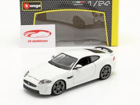 Jaguar XKR-S Bouwjaar 2011 Wit 1:24 Bburago