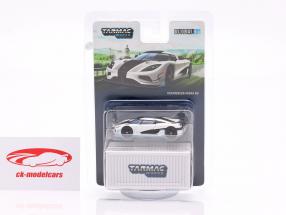 Koenigsegg Agera RS Byggeår 2015 hvid / sort 1:64 Tarmac Works