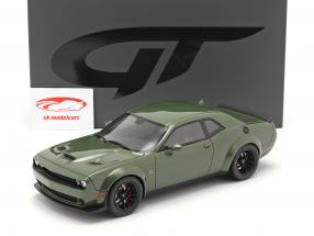 Dodge Challenger R/T Coupe year 2019 green metallic 1:18 GT-Spirit