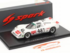 Chevron B16 #48 24h LeMans 1970 Vernaeve, Deprez 1:43 Spark