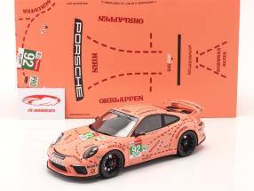 Porsche 911 (991 II) GT3 truie / Pink Pig conception Taxi Leipzig 1:18 Spark