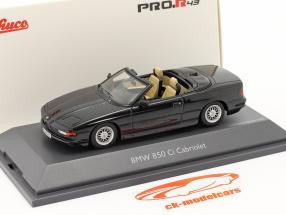 BMW 850 CI Convertible (E31) negro 1:43 Schuco