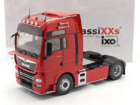 MAN TGX XXL Lastbil Byggeår 2018 rød 1:18 Premium ClassiXXs