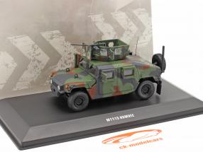 M1115 Humvee Militær køretøj Med pistol camouflage 1:48 Solido