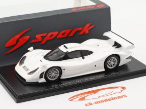 Porsche 911 GT1 Street Version 1998 blanco 1:43 Spark