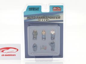 Auto Transporter Crew Set di figure 1:64 American Diorama