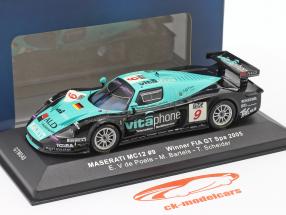 Maserati MC12 #9 vencedora FIA GT Spa 2005 V de Poele, Bartels, Schneider 1:43 Ixo