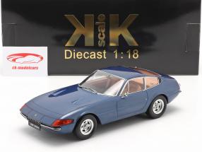 Ferrari 365 GTB/4 Daytona Coupe Series 2 1971 blue metallic 1:18 KK-Scale