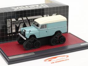 Land Rover Series II Cuthbertson Conversion 1958 turkis / hvid 1:43 Matrix