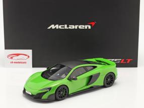 McLaren 675LT Año de construcción 2015 napier verde 1:18 TrueScale