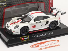 Porsche 911 RSR GT #911 white / red 1:43 Bburago