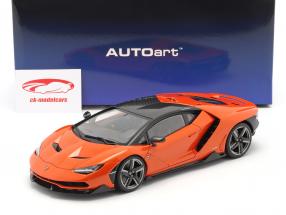 Lamborghini Centenario Ano de construção 2016 pérola laranja 1:18 AUTOart
