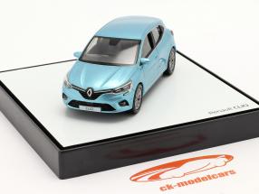 Renault Clio generation 5 year 2019 light blue metallic 1:43 Norev