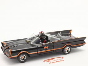 Batmóvel Clássico televisão Series Batman (1966) Preto 1:24 Jada Toys