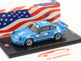 Porsche RS 3.0 #5 3e IROC Daytona 1974 B. Unser 1:43 Spark