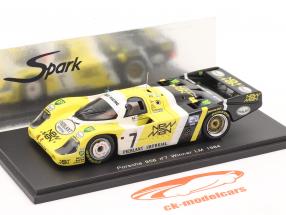 Porsche 956 N° 7 Winner 24h LeMans 1984 Ludwig / Pescarolo Spark 1:43