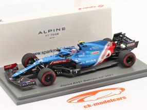 Esteban Ocon Alpine A521 #31 Bahrein GP formule 1 2021 1:43 Spark