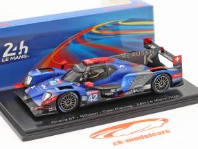 Oreca 07 #42 24h LeMans 2020 Borga, Coigny, Lapierre 1:43 Spark