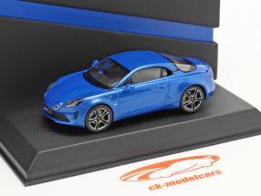 Alpine-Set: Guide Michelin, Charging cable and Alpine A110 2017 blue 1:43 Norev