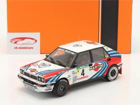 Lancia Delta Integrale 16V #4 2° Rallye Portugal 1990 Auriol, Occelli 1:18 Ixo