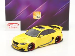 BMW M235i DarwinPro MTC Black Sails Widebody 2018 gul 1:18 GLM